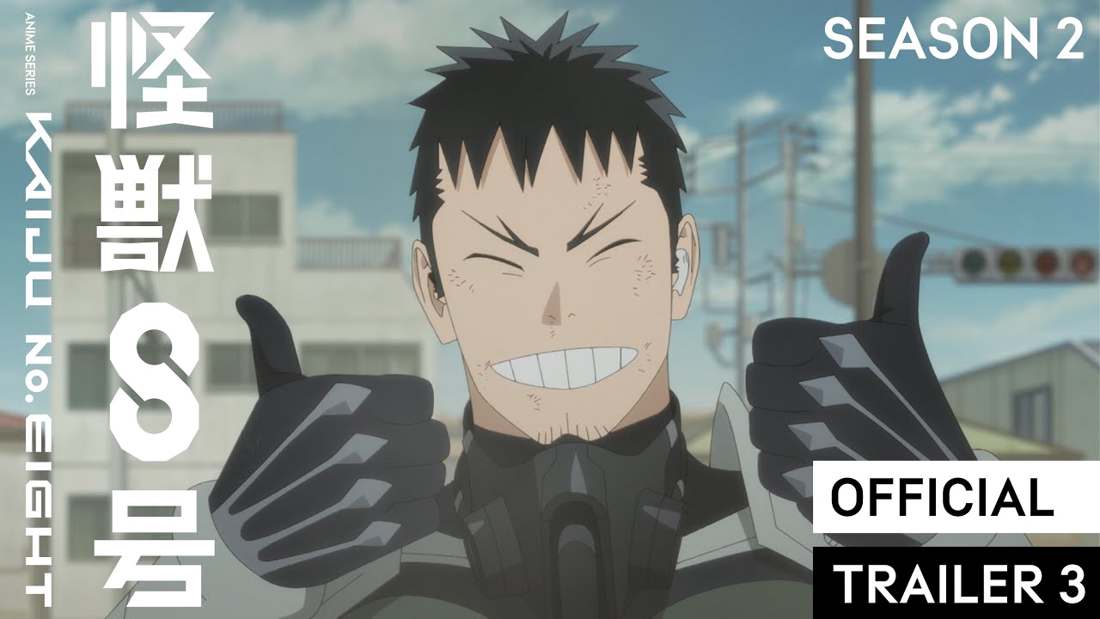 Trailer da 2ª temporada de Kaiju No.8 com cenas de ação intensa, prévia da música de encerramento “Beautiful Colors” da banda OneRepublic e destaque para o retorno de Kafka Hibino.