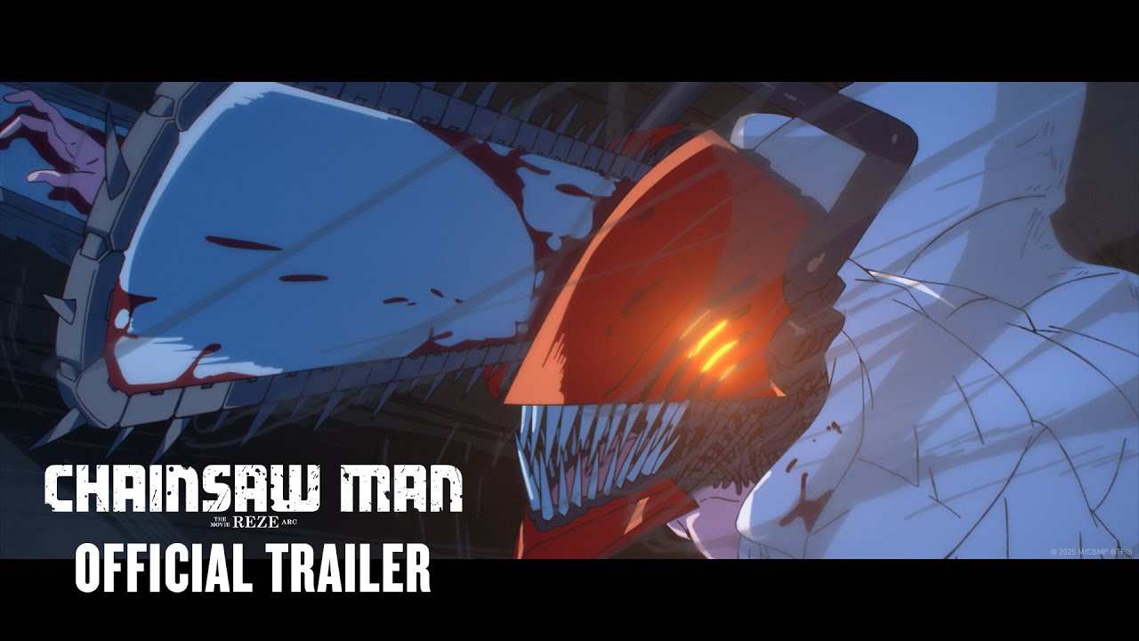 Trailer oficial de Chainsaw Man: Reze Arc revela cenas intensas de ação, romance e suspense com Denji, Reze e novos demônios; estreia nos cinemas em 29 de outubro.